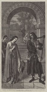Courtoisie, Sir Tristram jouant de la harpe pour La Belle Isoude - William Dyce